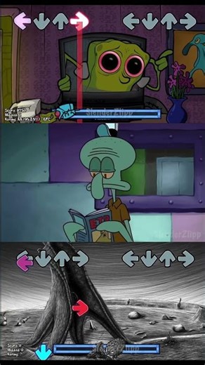 Mistful Crimson Morning - Vs SpongeBob & Squidward Mod - Friday Night Funkin' Game