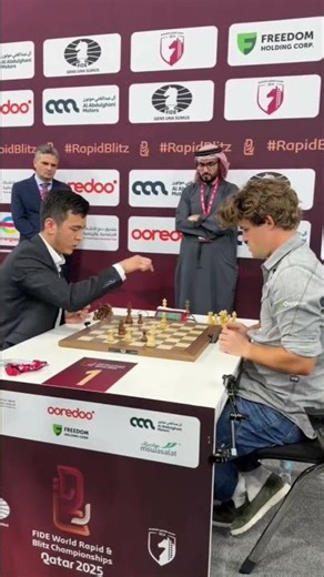This is not the expression you want to see when playing against Magnus!