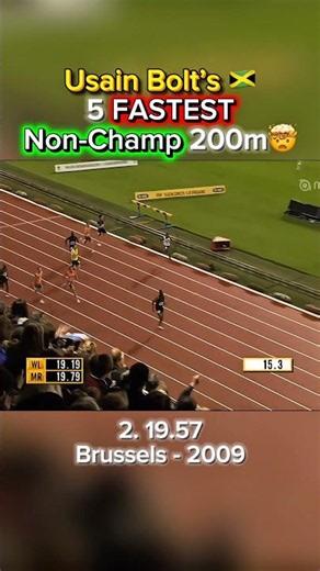 Usain Bolt’s 5 Fastest non championship 200m races! 🇯🇲🤯