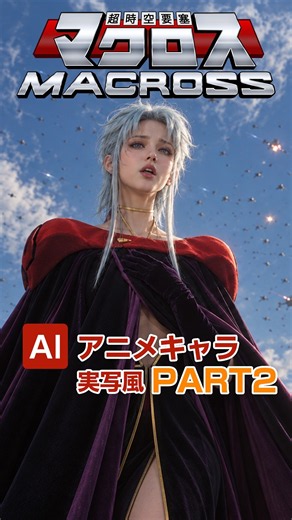 Part2【マクロス】AI歴代マクロスキャラ実写風｜MACROSS Characters in Real Life