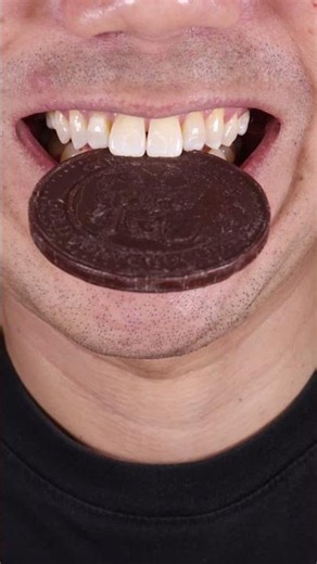 ASMR | BIG GOLD CHOCOLATE COIN 🥇