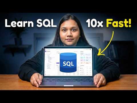 Fastest Way to Learn SQL | Full Tutorial