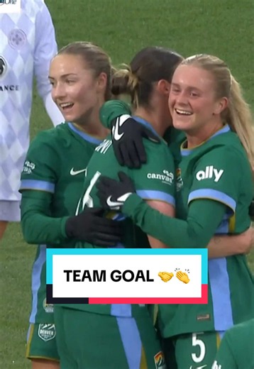 What a team goal! 👏 Tash Flint finishes it 🎯 #NWSL #goal #soccer #football