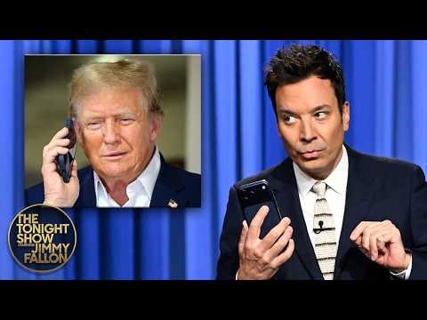 Trump Calls Jimmy to "Telephonically" Negotiate Peace with Iran | The Tonight Show