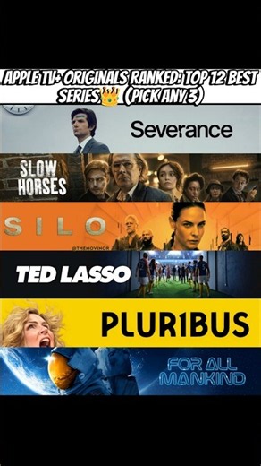 Apple TV+’s BEST Series Ever 👑🔥 Pick Any 3! 🍎🎬 | The Movinor #webseries #appletv #shorts