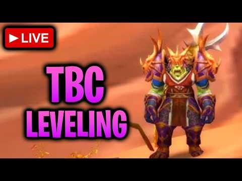 TBC Hunter Leveling - Live Stream - Rav WoW TBC Stream