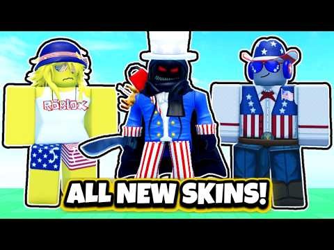 ALL NEW SKINS ADDED in FORSAKEN 4TH OF JULY UPDATE! (Patch 4.1.8)
