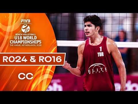 Round of 24 & Round of 16 - Court 1 | Beach U18 World Championships 2026 | The Hague | 11.07.2026