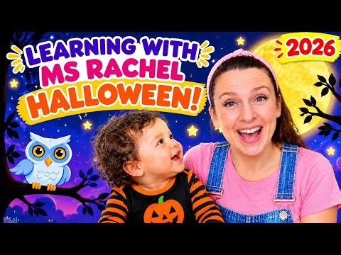 Learning with Ms Rachel Halloween | Videos for Toddlers | Kids Songs - BABY Video