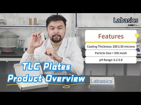 Labasics Glass Backed TLC Plates, 80-Pack! 🧪