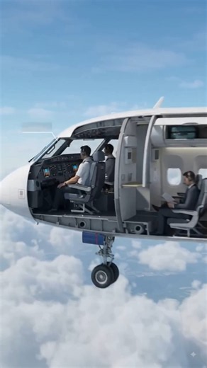 What’s Inside an Airplane ✈️ #Airplane #Aviation #HowItWorks #Shorts #science