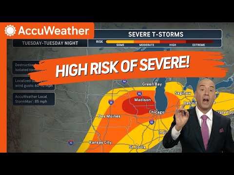 Significant Severe Weather Outbreak Expected Tuesday Near Chicago