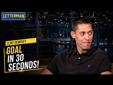 The Man, The Myth, The Broken Nose: Clint Dempsey’s Wild World Cup Ride | David Letterman