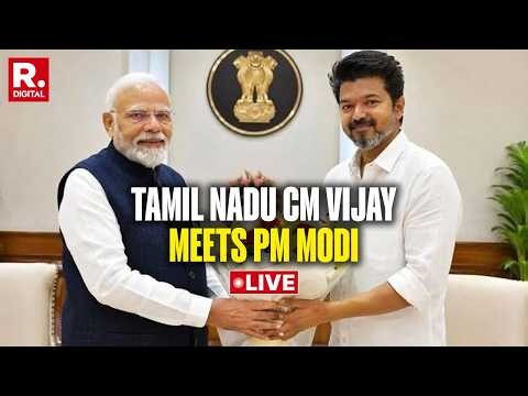 Tamil Nadu Tamil Nadu CM C. Joseph Vijay Leaves To Meet PM Narendra Modi | Amit Shah | TVK