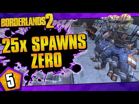 Borderlands 2 | 25x Spawns Zer0 Challenge Run | Day #5