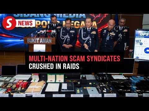Major crackdown on scams leads to RM57.68mil seized, 187 suspects nabbed