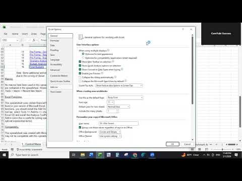 Financial Analysis: Step 1: Input Worksheets for financial analysis using historical data