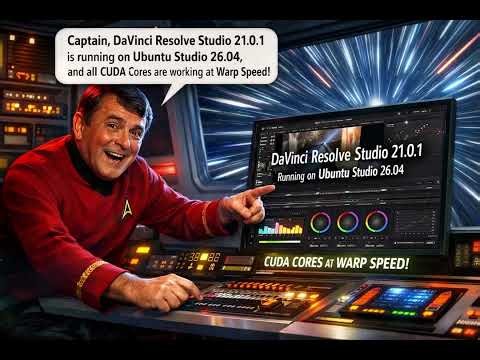 DaVinci Resolve Studio 21.0.1 now Working on Ubuntu Studio 26.04
