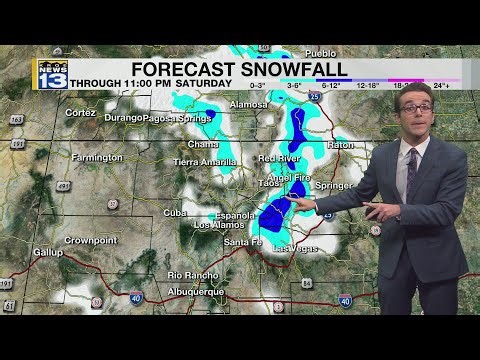 Warmer weather today before wet & cool system moves into New Mexico