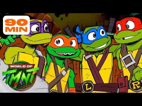 90 MINUTES of TMNT Brother Moments and Team Ups! 💥 Tales of the TMNT | TMNT