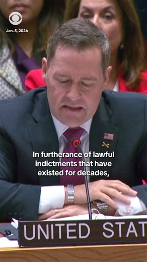 U.S. ambassador to the UN Mike Waltz defended American military actions in Venezuela during an emergency meeting at the United Nations on Monday, and argued that there is no regime change nor U.S. occupation. | CBS News