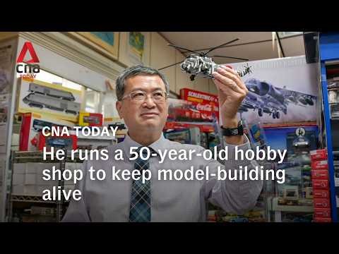 He runs a 50-year-old hobby shop to keep model-building alive
