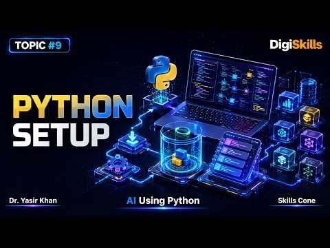 Install Python, Anaconda & Jupyter | Artificial Intelligence using Python Topic #009 - Skills Cone
