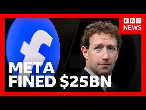 Meta hit with its largest fine ever for 'lies' about user data privacy | BBC News