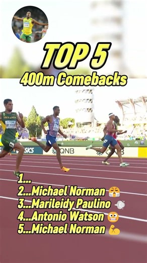 Top 5 Fastest 400m Comebacks Ever in Sprinting History!