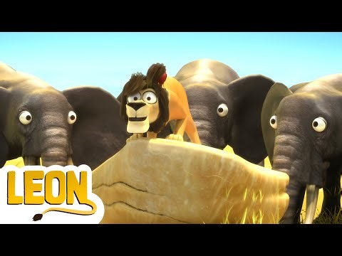 Leon Says 🦁 Elephants Are Copycats 🐘 Funny Jungle Cartoon For Kids 😂 HooplaKidz Toons
