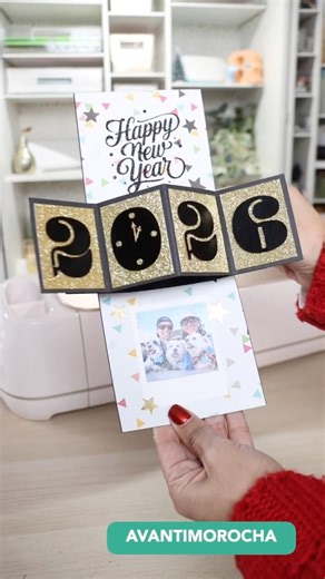 Cricut - Pop-up New Year Card