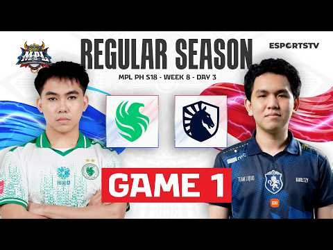 Team Falcons PH vs Team Liquid PH GAME 1 MPL PH S18 | TLPH vs FLCN ESPORTSTV