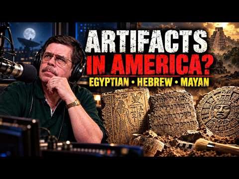 Robert Ghostwolf Showed Art Bell Ancient Artifacts Found in America… Egyptian, Hebrew & Mayan Symbol