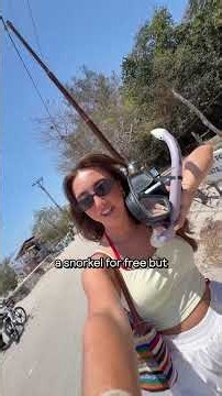 How can you spend a day on the Gili Islands with £20? #shorts