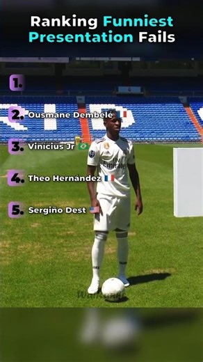 Players Embarrassing Themselves During Club Presentations ⚽#shorts