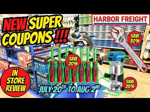 Harbor Freight Super Coupons Just Dropped! Here's the Best Deals!