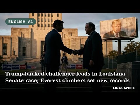 A1 English | Trump-backed challenger beats senator who voted against Trump | Today's Easy News