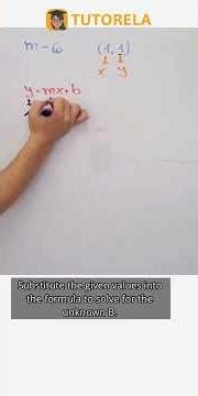 Linear Function Equation: Slope 6, Point (1,1) Solved! #Math #LinearFunctions #LinearFunctionY=mx+b