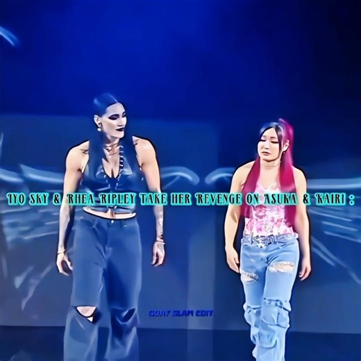 Iyo Sky & Rhea Ripley Take Her Revenge On Asuka & Kairi 🥶🔥 WWE shorts Edits! #wwe #rhearipley #iyo