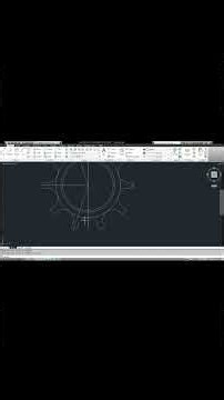 AutoCAD Me Gear Kaise Banaye | 2D Gear Design Tutorial | Part 2 #shortvideo #shorts #viral #trading