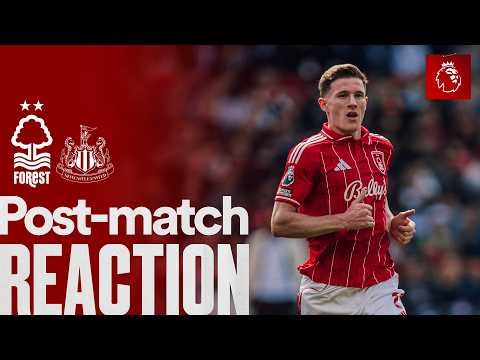 Elliot Anderson's Reaction | Nottingham Forest 1-1 Newcastle United | Premier League 🗣️
