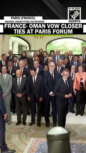 French President Macron & Oman’s Sultan Haitham Bin Tariq Al-Said vow closer ties at Paris Forum