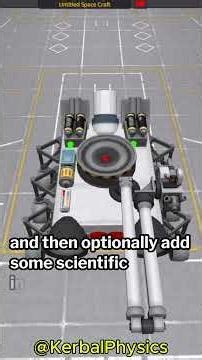 How to build a rover and skycrane #kerbalspaceprogram