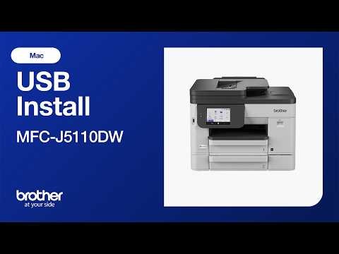 Install MFCJ5110DW with USB - Mac