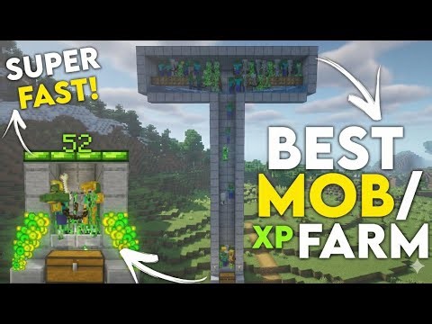 EASIEST MOB XP FARM Tutorial in Minecraft 1.21! (Bedrock & Java)