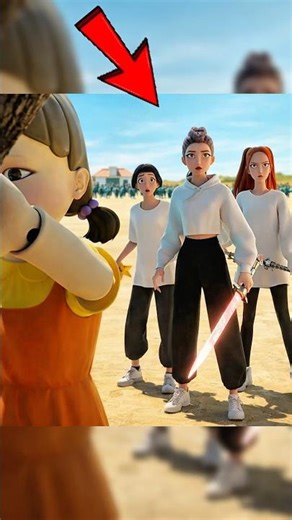 When K-Pop Demon Hunters Enter the Squid Game #squidgame #kpopdemonhunters