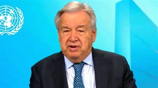 ‘Peace must prevail’: UN secretary general calls on leaders to choose justice for humanity