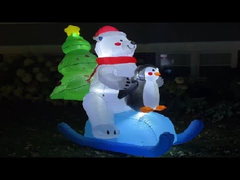 GARIG 10FT Christmas Inflatables Christmas Puppy Dog Outdoor Decorations Review