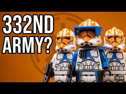I Built LEGO Ahsoka's 332nd Clone Trooper Battle Pack!