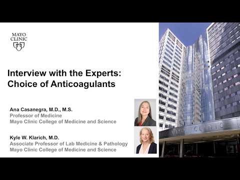 Choice of Anticoagulants